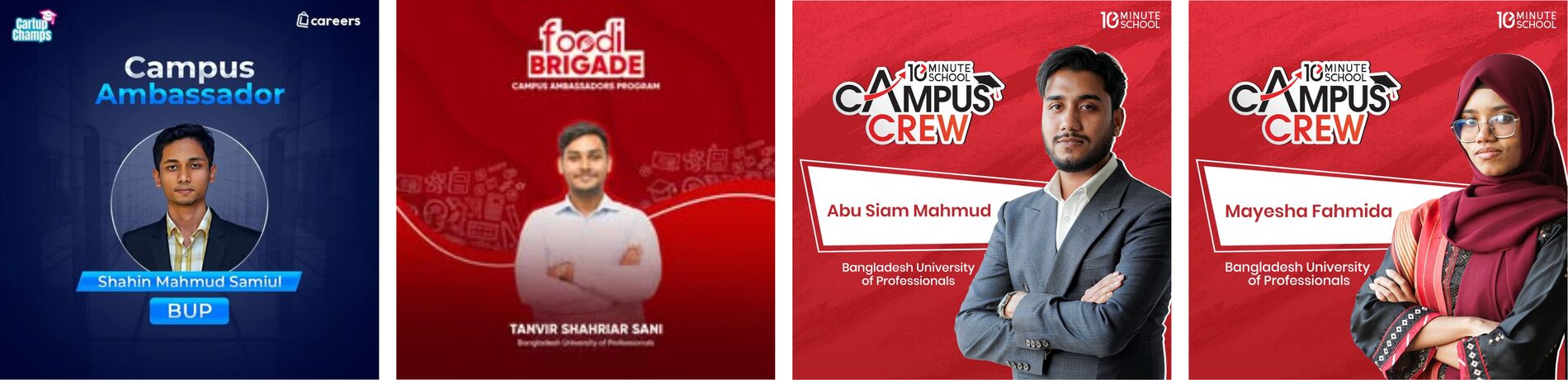 BUP Human Resource and Leadership Club members as campus ambassadors
